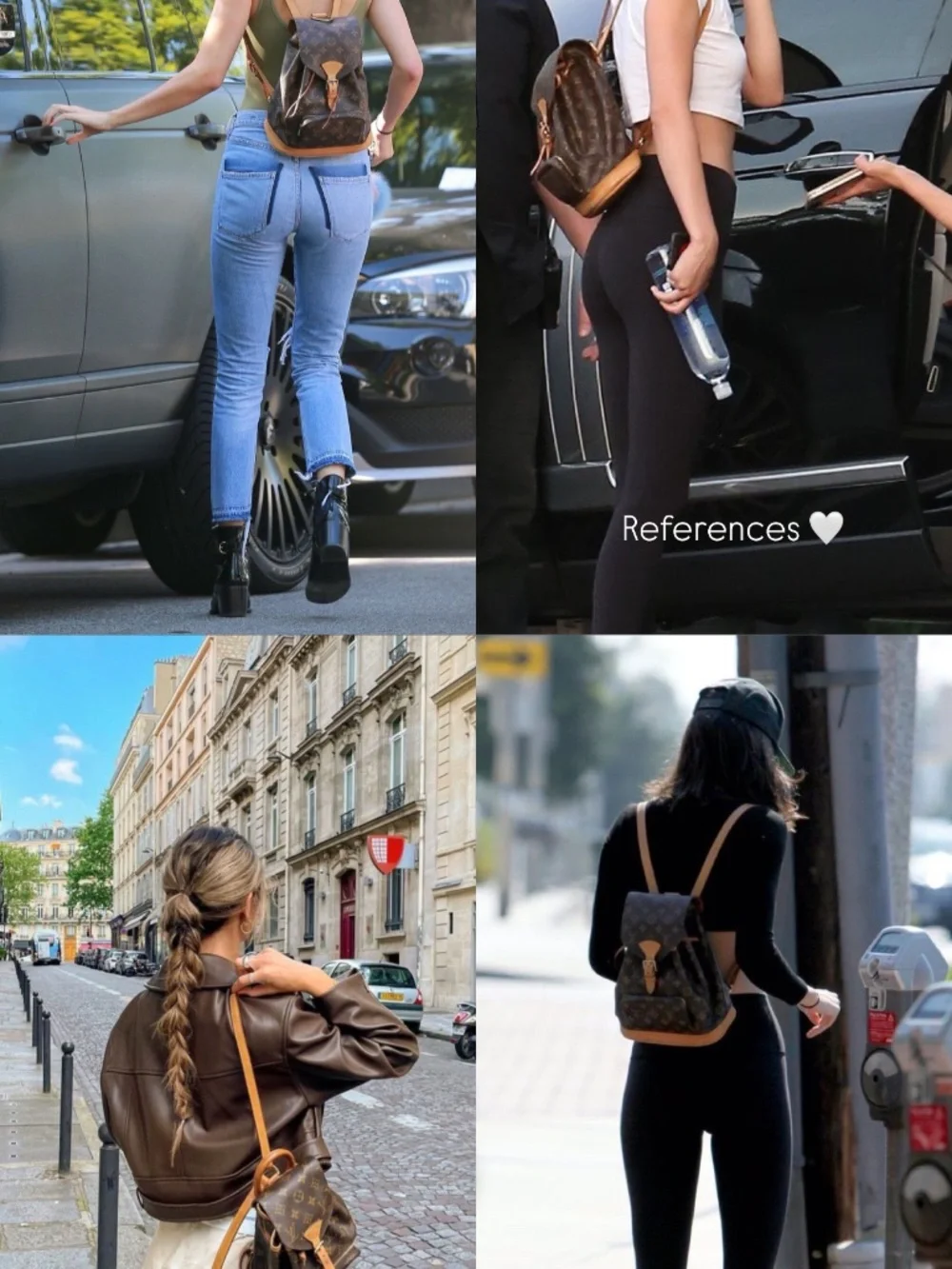 Authentic Louis Vuitton Montsouris PM mini backpack